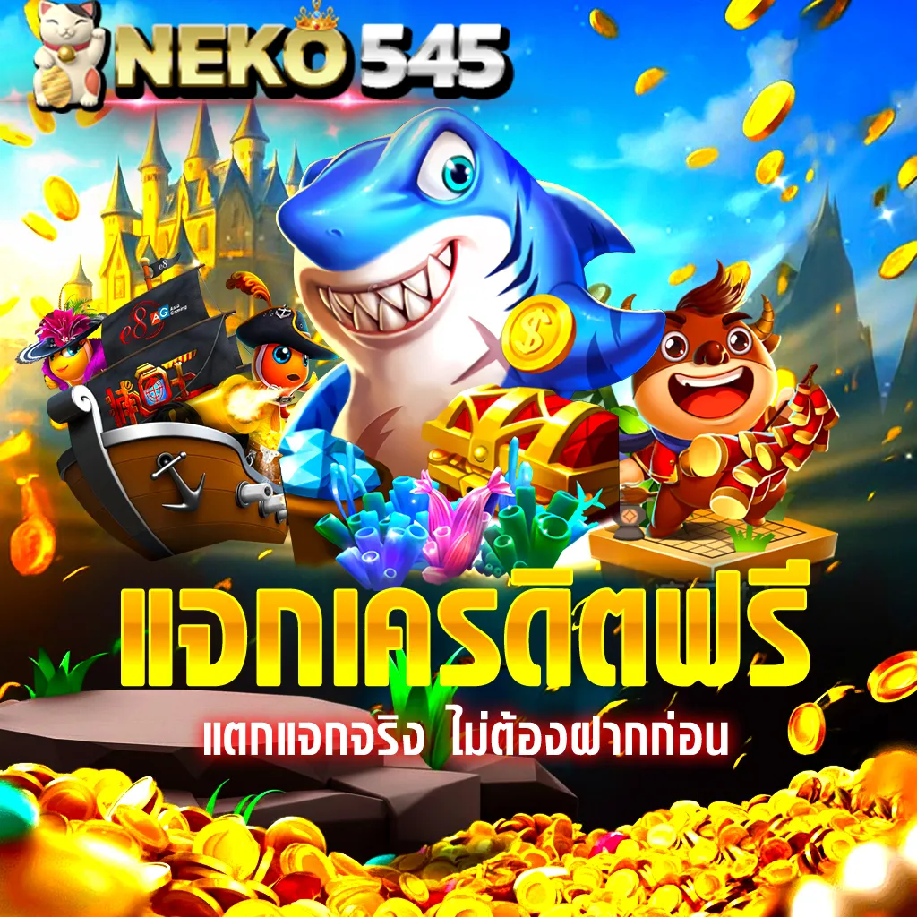 NEKO545 แจกเครดิตฟรี แตกแจกจริง ไม่ต้องฝากก่อน รวมโปรสล็อตสุดคุ้ม เล่นได้ทุกค่าย